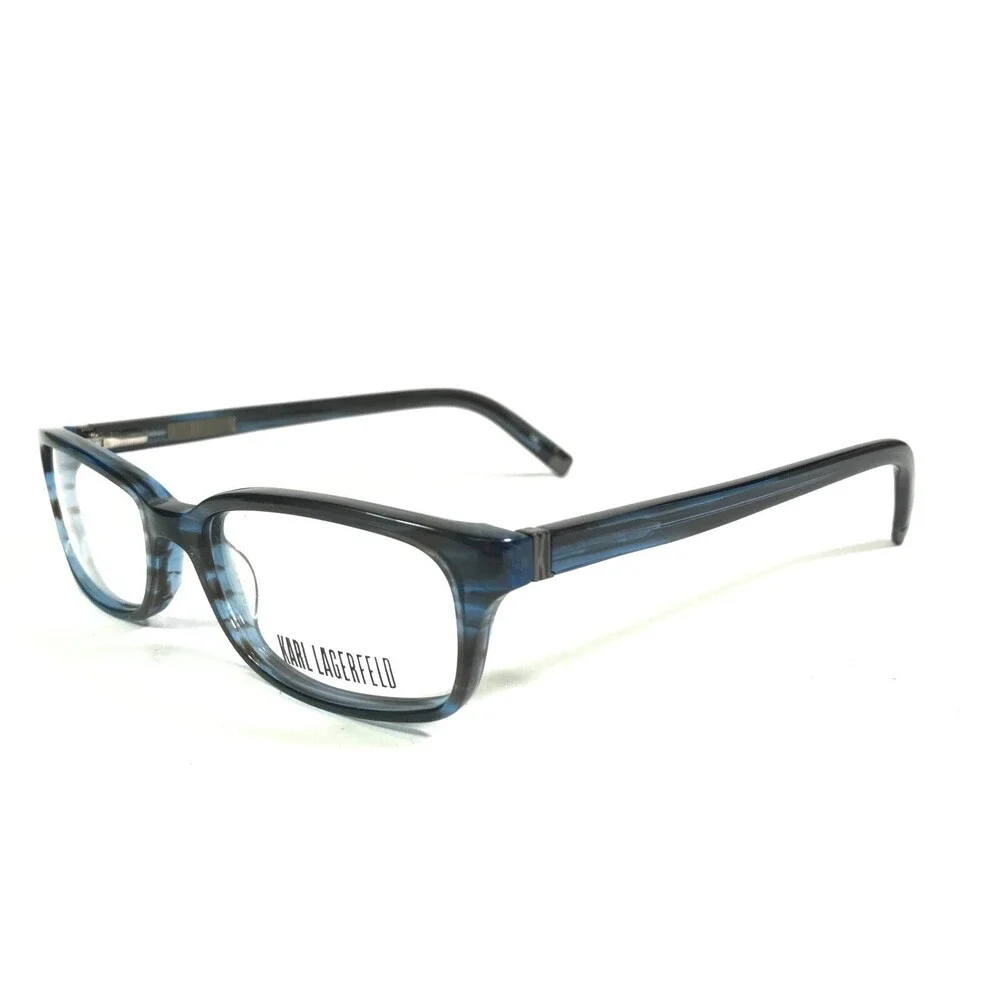 Karl Lagerfeld Eyeglasses Frames KL641 041 Blue Horn Rectangular 51-17-145